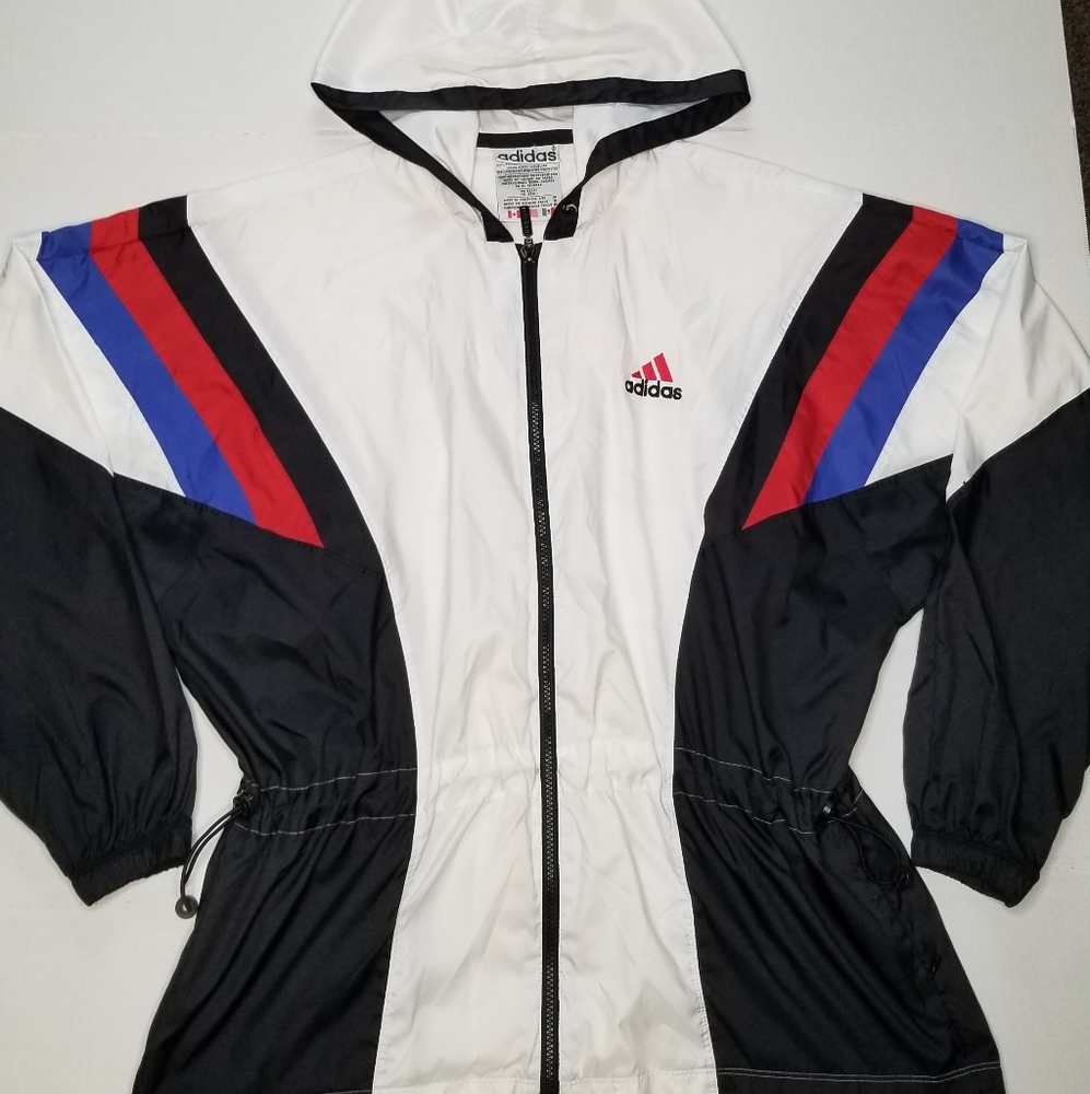 Vintage Adidas Tapered Waist Windbreaker